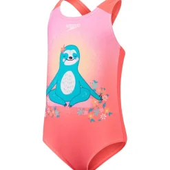 Speedo Badpakken*Digital Printed badpak junior coral pink