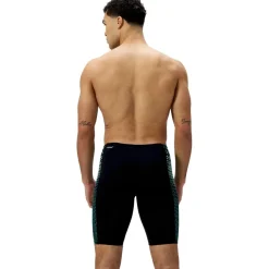 Speedo Zwembroek*Endurance+ MAX Tech Panel Jammer zwemboxer heren black turquoise