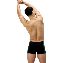 Speedo Zwembroek*Endurance+ MAX Tech Panel zwemboxer heren black turquoise