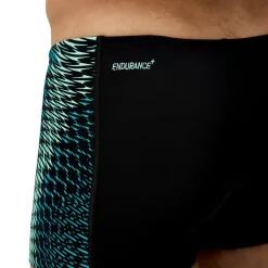 Speedo Zwembroek*Endurance+ MAX Tech Panel zwemboxer heren black turquoise