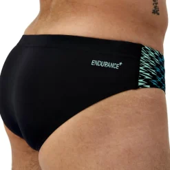 Speedo Zwembroek*Endurance+ MAX Tech Panel zwemboxer heren black green