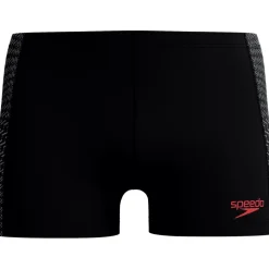 Speedo Zwembroek*Endurance+ Tech Panel zwemboxer heren black red