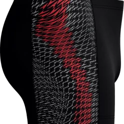 Speedo Zwembroek*Endurance+ Tech Panel zwemboxer heren black red