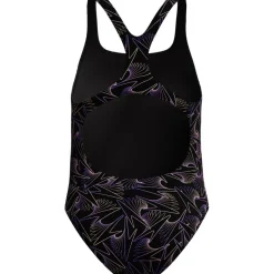 Speedo Badpakken*Hyperboom Medalist Allover Print badpak junior black peach