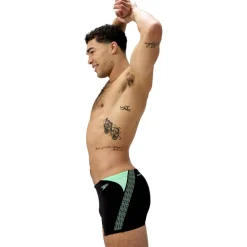 Speedo Zwembroek*Hyperboom Splice zwemboxer heren black green