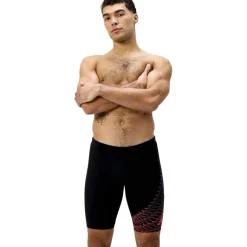 Speedo Zwembroek*Medley Logo Jammer zwemboxer heren black orange