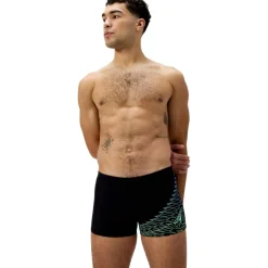 Speedo Zwembroek*Medley Logo zwemboxer heren black green
