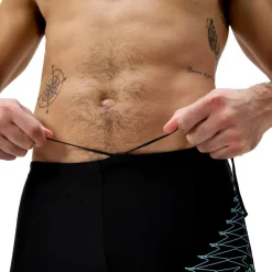 Speedo Zwembroek*Medley Logo zwemboxer heren black green