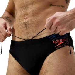 Speedo Zwembroek*Medley Logo zwemboxer heren black orange