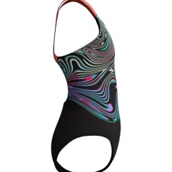 Speedo Badpakken*Placement Powerback badpak junior black orange