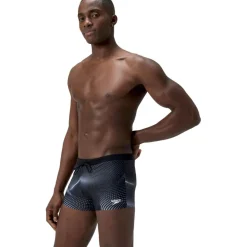 Speedo Zwembroek*Valmilton Allover zwemboxer heren black grey