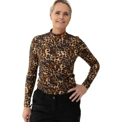 Spines Thermokleding|Wintersport*Thermoshirt dames leopard