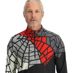 Spyder Skipullies|Wintersport*Legacy Half Zip skipully heren black