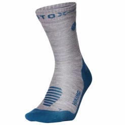 STOX Energy Socks Wandelsokken|Wandelsokken* Merino Hiking wandel compressiesokken heren silver grey teal