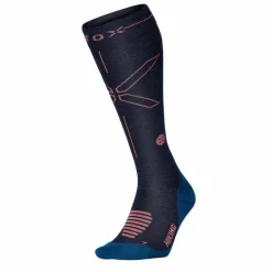 STOX Energy Socks Wandelsokken|Wandelsokken* Merino Hiking wandel compressiesokken dames dark blue coral