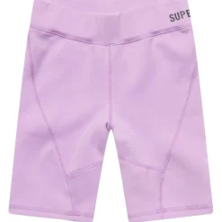 Superdry Broeken*Code Tech Biker short dames mid lilac