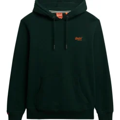 Superdry Truien & Vesten*Essential hoodie heren enamel green