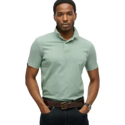 Superdry Shirts, Polo's & Blouses*Essential polo heren slate grey