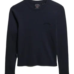 Superdry Truien & Vesten*Essential sweater dames eclipse navy