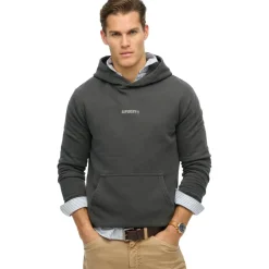 Superdry Truien & Vesten*hoodie heren washed black