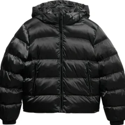 Superdry Jassen*Sports winterjas dames black sheen