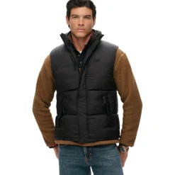 Superdry Jassen*Tech bodywarmer heren black
