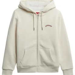 Superdry Truien & Vesten*vest dames desert bone off white