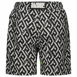 SuperRebel Zwembroek*Bay All Over zwembroek junior ao graphic black