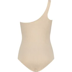 Ten Cate Beach Badpakken* One Shoulder badpak dames off white relief