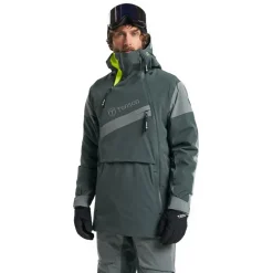 Tenson Ski Jassen|Wintersport*Aerismo JackoRak winterjas heren coal green shell