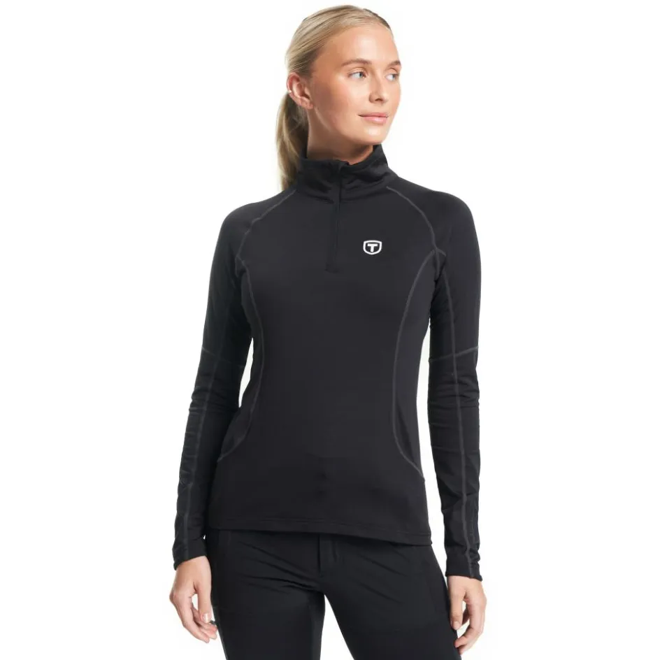 Tenson Wintersport|Skipullies*TXlite Half Zip skipully dames black