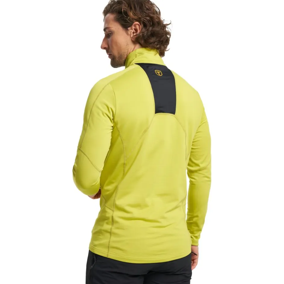 Tenson Skipullies|Wintersport*TXlite Half Zip skipully heren acid lemon