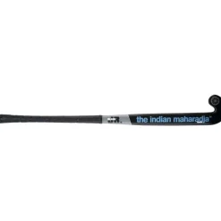 The Indian Maharadja Hockeystick* Blade Mid Bow zaalhockeystick junior mulberry wood black blue