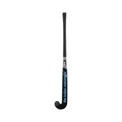 The Indian Maharadja Hockeystick* Blade Mid Bow zaalhockeystick junior mulberry wood black blue