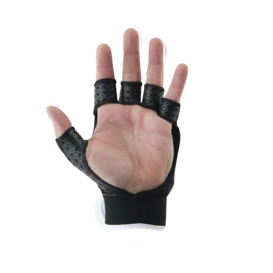 The Indian Maharadja Hockey Bescherming* Glove shell half left hockeyhandschoen black