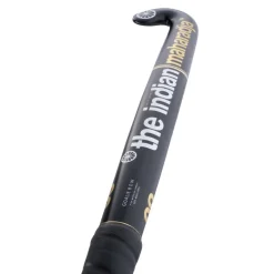 The Indian Maharadja Hockeystick* Gold 80 Goalie Bow hockeystick black gold