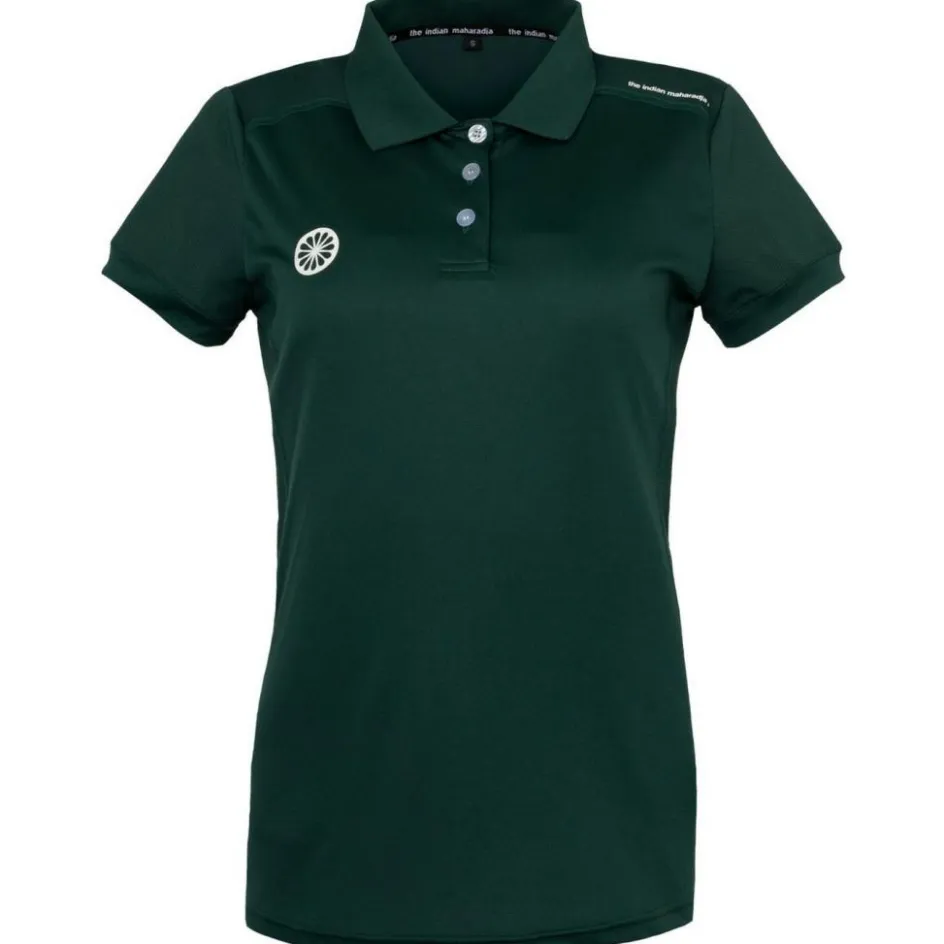 The Indian Maharadja Hockeykleding* Jaipur Performance Polo hockeyshirt dames green