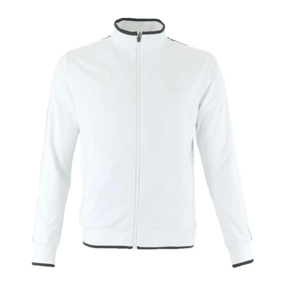 The Indian Maharadja Tenniskleding* Kadiri trainingsjack heren white