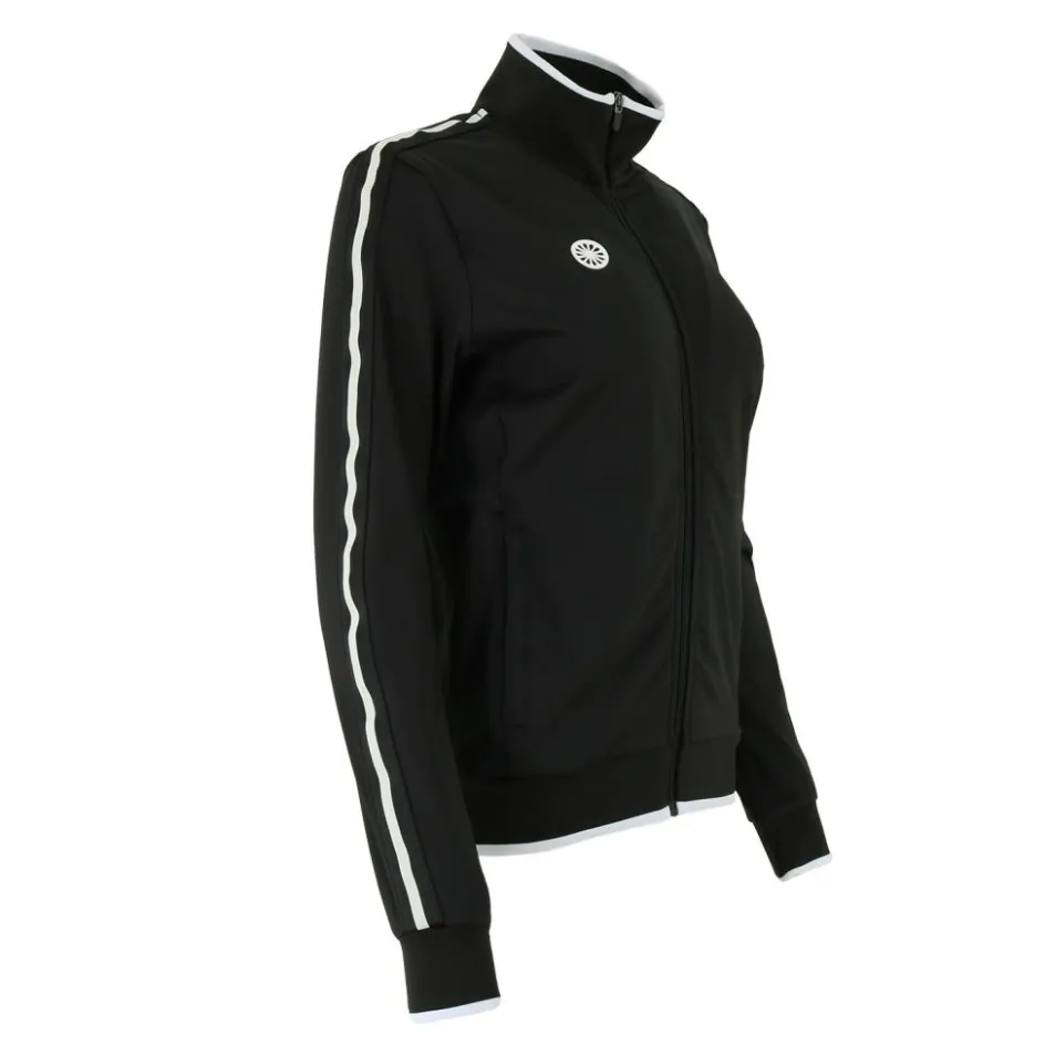 The Indian Maharadja Tenniskleding* Kadiri trainingsjack dames black