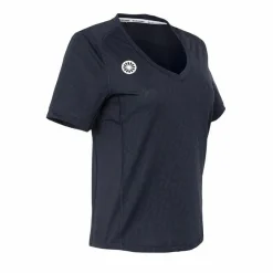 The Indian Maharadja Tenniskleding* Kadiri Jacquard Mono tennisshirt dames navy