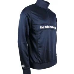 The Indian Maharadja Hockeykleding* Poly Terry Half Zip hockeytrui junior navy