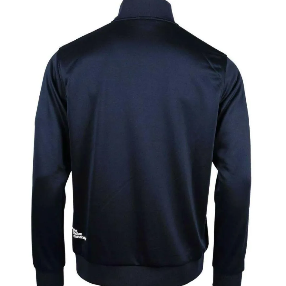 The Indian Maharadja Hockeykleding* Poly Terry Half Zip hockeytrui heren navy