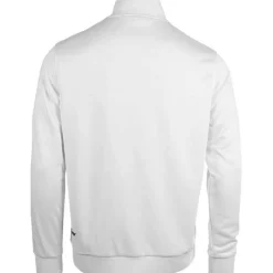 The Indian Maharadja Hockeykleding* Poly Terry Half Zip hockeytrui heren white