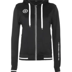 The Indian Maharadja Hockeykleding* Tech Hooded trainingsjack dames black