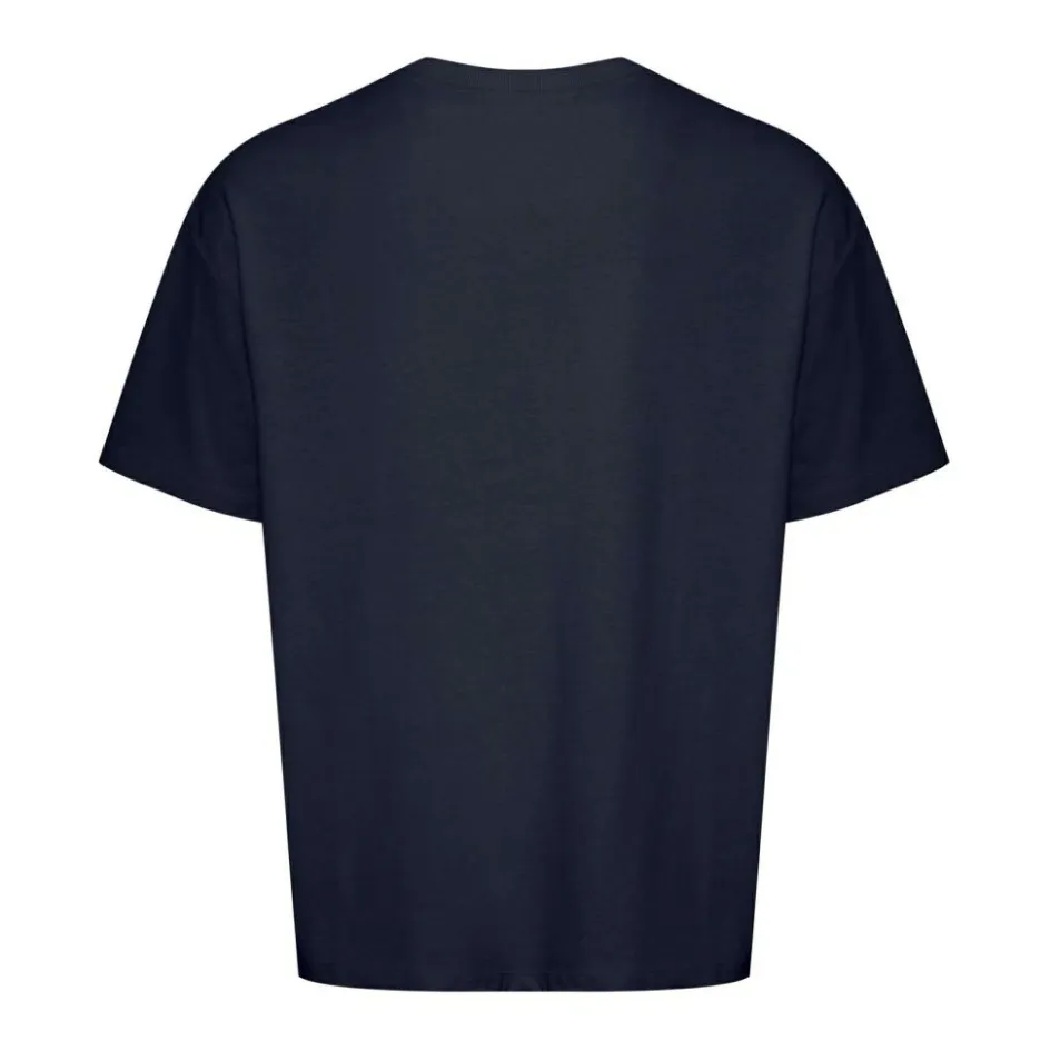 TheJoggConcept Shirts, Polo's & Blouses*Silas Logo shirt heren navy blazer