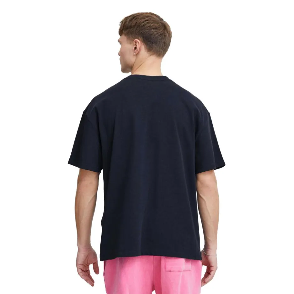 TheJoggConcept Shirts, Polo's & Blouses*Silas Logo shirt heren navy blazer