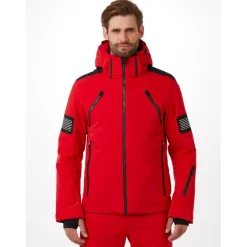 Toni Sailer Ski Jassen|Wintersport* ALLAN winterjas heren signal red