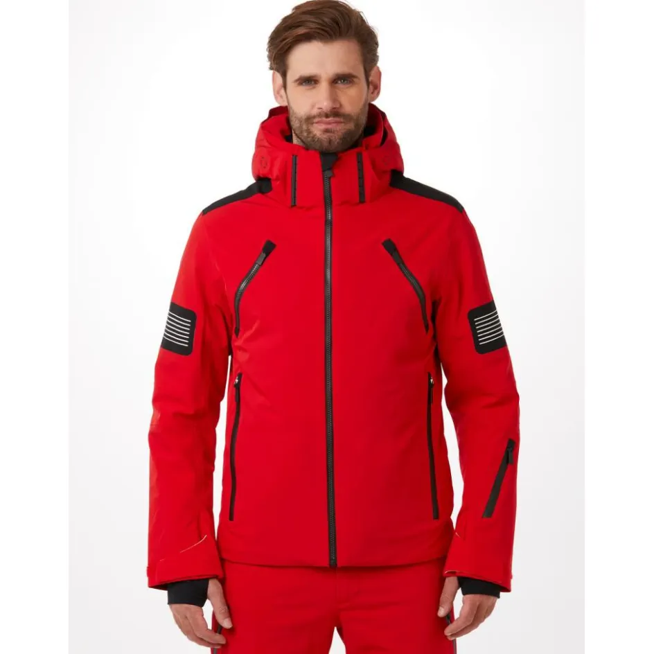 Toni Sailer Ski Jassen|Wintersport* ALLAN winterjas heren signal red