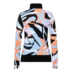 Toni Sailer Skipullies|Wintersport* WIEKA PRINT skipully dames clementine sorbet