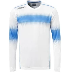 Uhlsport Voetbalkleding*Eliminator keepersshirt heren white energy blue
